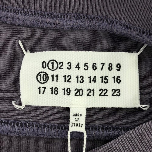 Maison Margiela sweatshirt S51GU0129S24650392XS cotton Purple NEW mens #XS - Picture 5 of 7