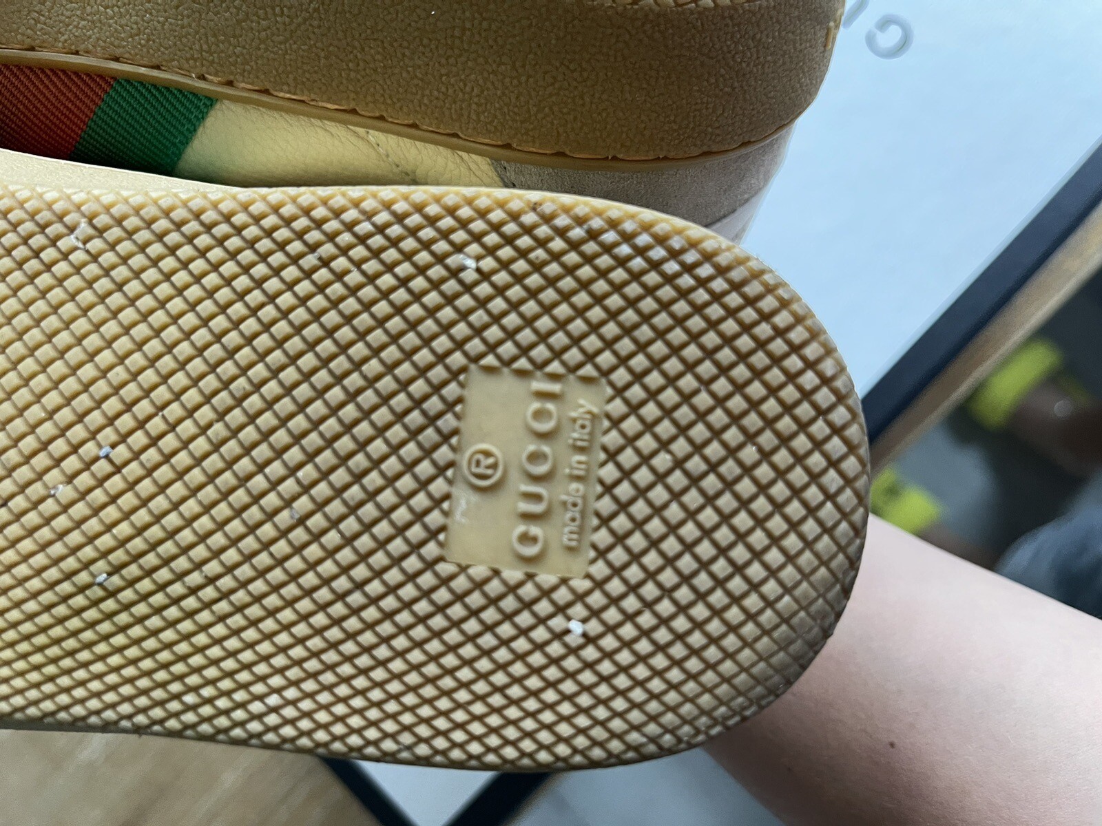 Authentic Vintage Gucci Sneakers Size 9 Gem