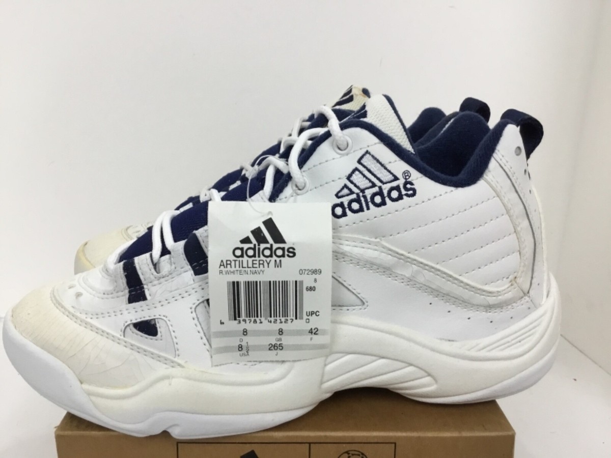 ダンク Adidas Artillery M1 GA Mens sneaker #072989 Size 8.5 white