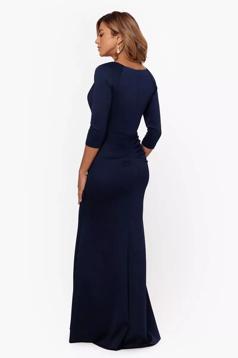Long sleeve scuba clearance dress