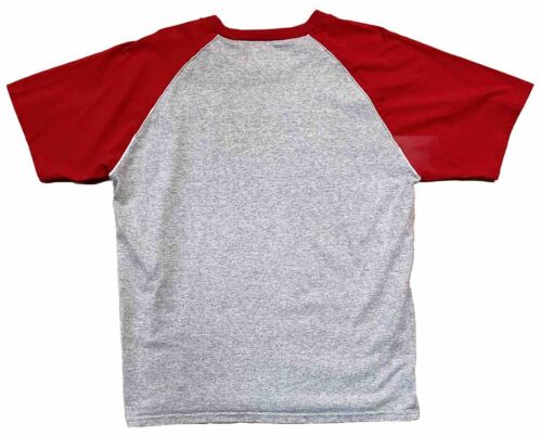 Anchorage Alaska 1959 Logo Raglan Sleeve Sports T-shirt XL Red & Gray Cotton - Picture 3 of 6