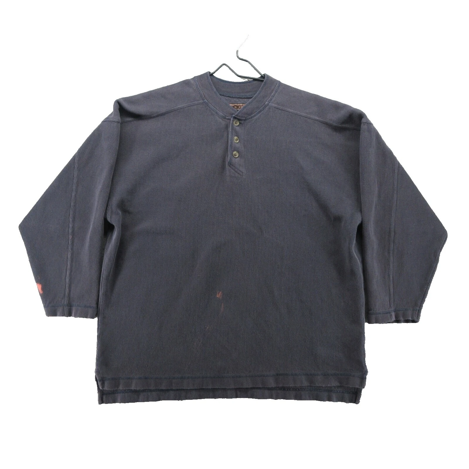 Abercrombie & Fitch Cotton Henley Solid Casual Button-Down Shirts for Men