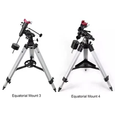 EQ4 Equatorial telescope tripod mounting base pole axis sight