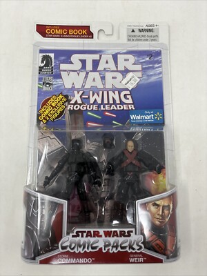 Star Wars Comic 2 Packs STORM COMMANDO + GENERAL WEIR X-WING Rogue Leader #2