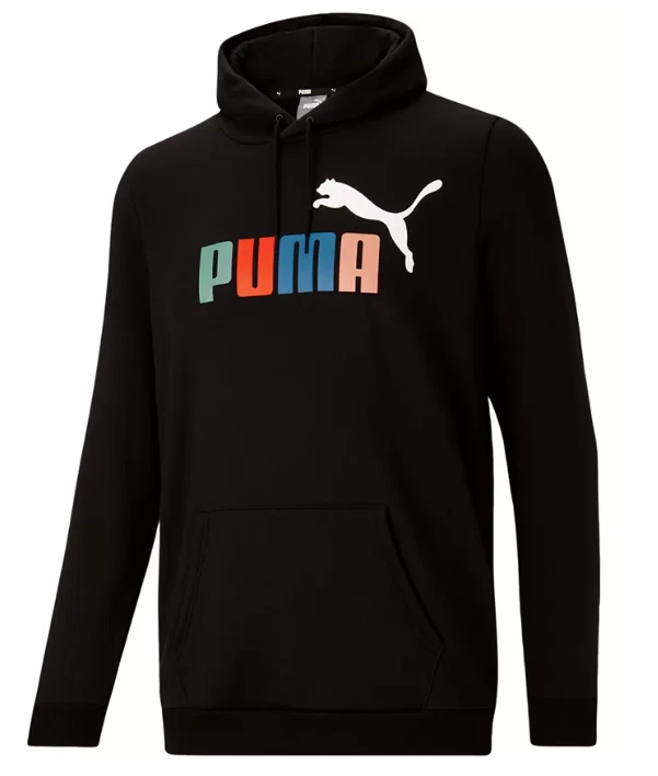 Sudadera PUMA ESS Big Logo Hoodie Negra