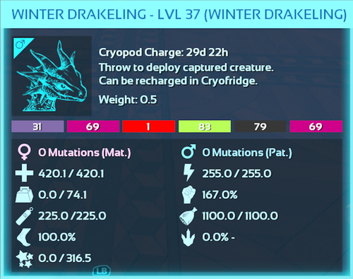 NEW Winter Drakeling Clones - 10% Damage Resistance - Ark Ascended PVE ASA - Picture 7 of 13
