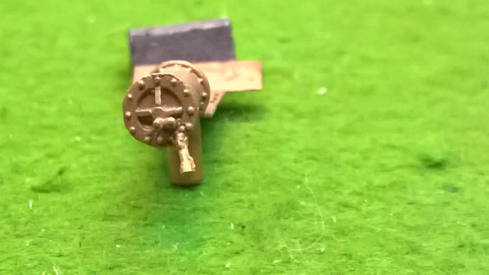 Messing / Brass US-Dampflokomotive Nachschiebezylinder PSC 32192 , Coal Pusher - Bild 4 von 4