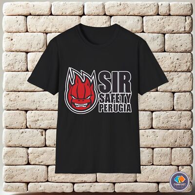 SIR Safety Perugia Tシャツ ブラック Sir Safety Perugia Volleyball Team Logo Unisex T-Shirt | eBay