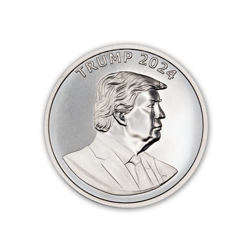 Donald Trump 2024 Save America Save The World  1 Oz Silver Round .999 Fine