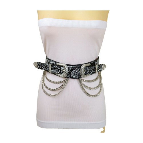 NociHah Adjustable Vintage Western-Belts For Women Men Engraved Buckle-Belts Cowboy-Cowgirl-Belt (Waist For 29"-39"), Black, Fit For Waist 28"-38