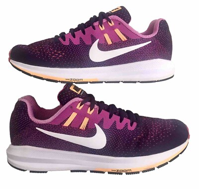 Nike Women s Size -8- Air Zoom Structure 20 849577-501 Purple Running Shoes
