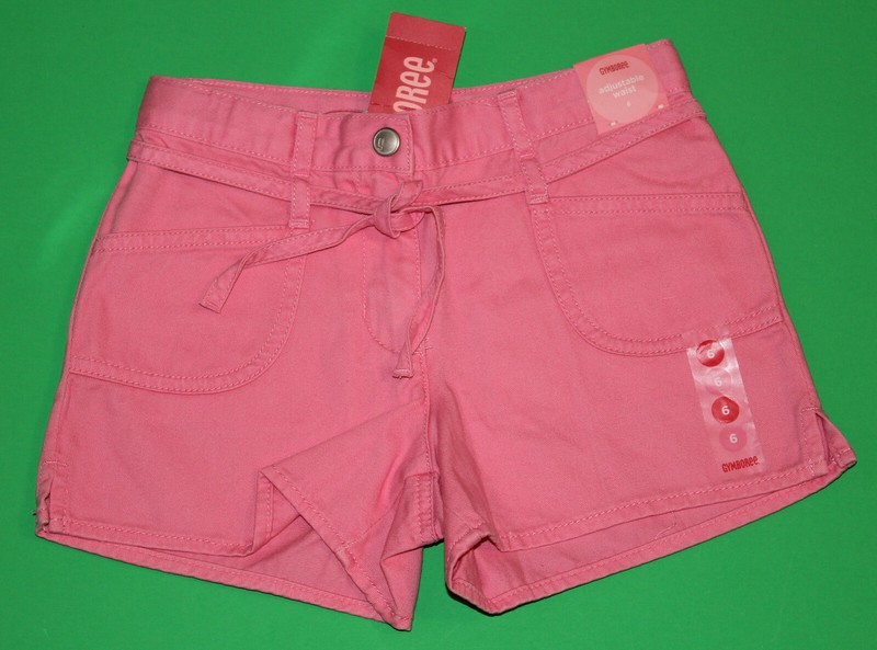 6 NWT Gymboree PREP SQUAD Bubble Gum Pink SHORTS Girls