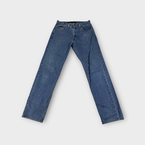 DKNY Medium Blue Straight Leg Light 100% Cotton Denim Jeans Men's 34