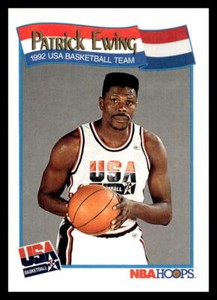 1991-92 Hoops Patrick Ewing #577 USA