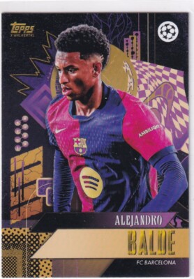 Topps x Walkertkl 2024 Champions League No. Alejandro Balde Current Stars