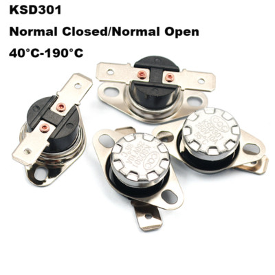 KSD301 Thermoschalter Temperaturschalter Schließer Öffner 40°C-190°C Thermostat