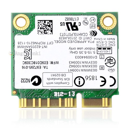 Thinkpad T430S,X230,X220i,T530,60Y3253 Intel Centrino Advanced-N 6205 Wifi Card - Picture 3 of 8