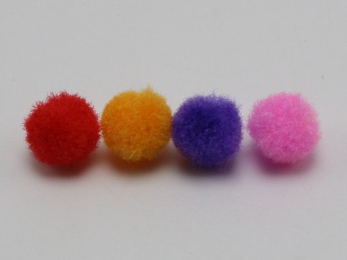 Mixed Color Soft Fluffy Pom Poms for Kids DIY Crafts Pompoms Ball Pick Your Size - Picture 17 of 19