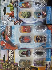 Marvel Dog Tags Necklace Chain Spider Man - Guardians - Avengers Lot of 3