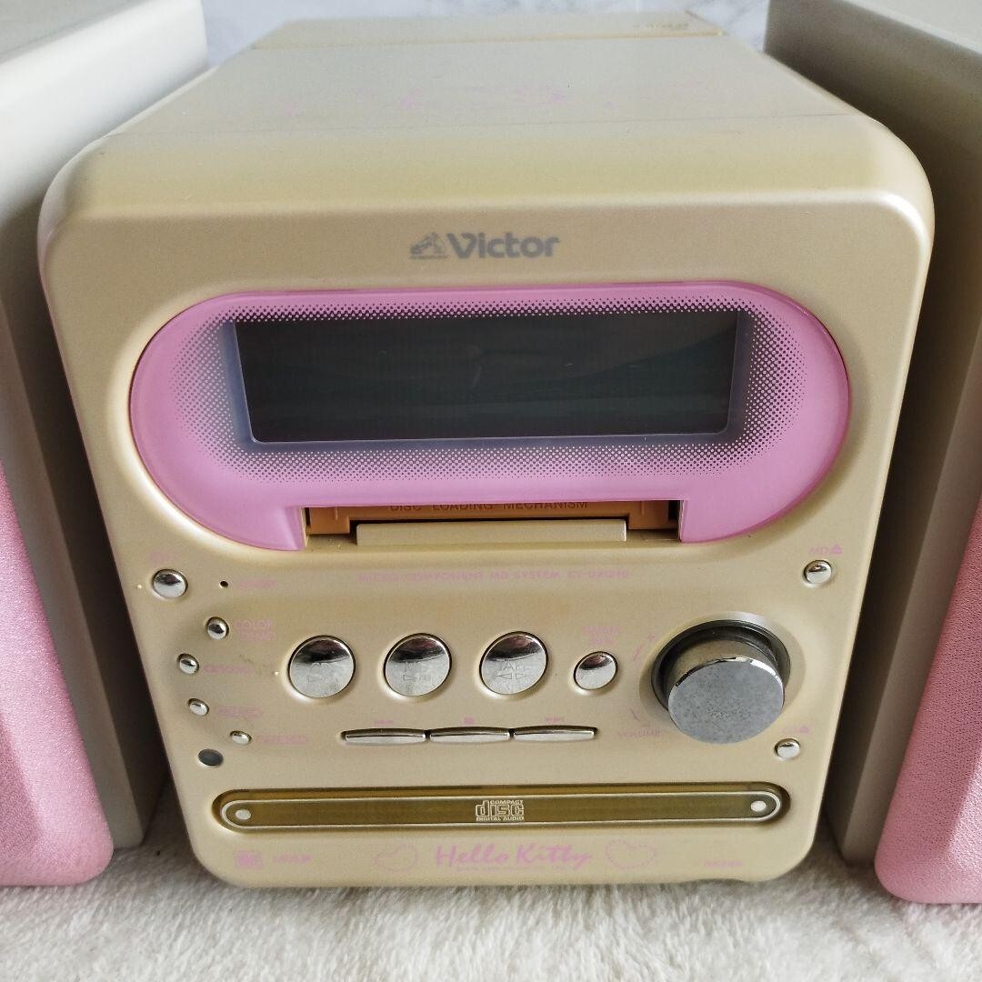 Victor KT-UXQ10 ハローキティ マイクロコンポーネントMDシステム