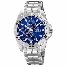 Festina F20445/2 Men's Blue Dial Multi-Function Watch