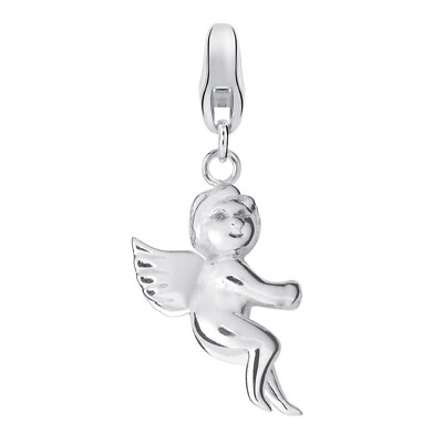 Dream Charms Women Charm Pendant Real Silver 925 Rhodium Plated Cute Angel