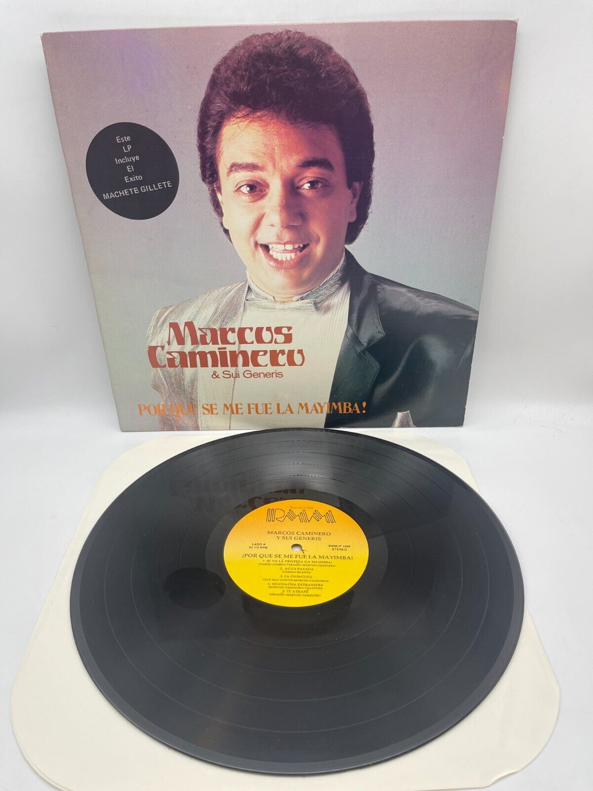 Marcos Caminero y Orquesta Sui Genesis Por Que Se Me Fue La Mayimba LP Merengue