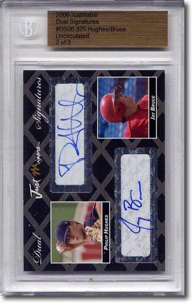 HAYATO ポストカード Philip Hughes * JAY BRUCE * Rookie Autograph BGS Auto RC 1/2