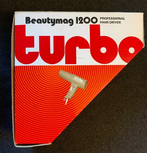 Vintage TURBO Beautymag 1200 Professional Hair Dryer - New in Box - 第 1/5 張圖片