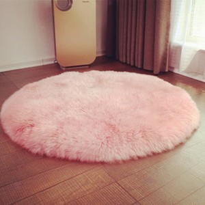 Magideal Faux Sheepskin Rug Dia 40cm Fluffy Carpet Soft Cushion Image Is Loading Magideal Faux Sheepskin Rug Dia 40cm Fluffy Carpet
