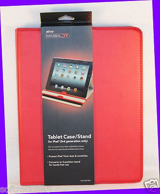 Ativa MobileIT Tablet Case/Stand iPad 3 Protects Converts into Hands-Free Stand