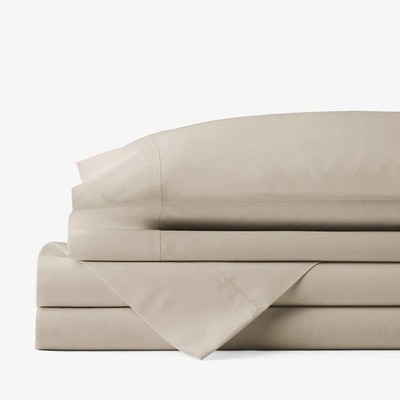 The Company Store Classic Cool Cotton Percale Sheet Set 300 TC Crisp Bed Sheets