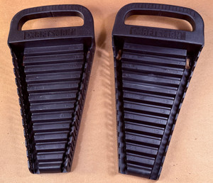 2 CRAFTSMAN Wrench Organizer 9-65272 (12 Slot) Metric Or SAE Sizes - Wall Mount