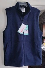 Marmot Mountain Works Drop Line Vest Hike Travel Camp Ski Mens L Arctic Navy NWT