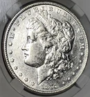 1878 7/8TF Morgan "AU-STRONG"🛑Nice Hair, Wings, Some Breast Feathers/Collection