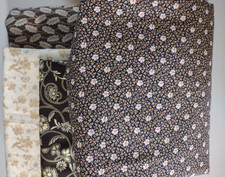 Lot Of 4 Cotton Prints Fabric Quilts /Crafts /Sewing Remnants 14 yds. Lot 7