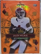 2024 WILDCARD 5 CARD DRAW STACKED DECK (PRC) 1/5 JALEN MILROE (QB) SEATTLE