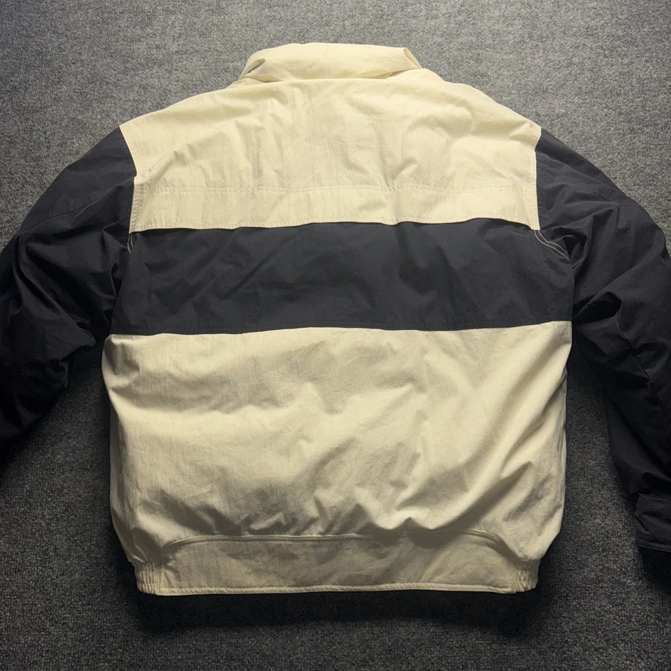 Vtg 90’s London Fog Down Black And White Ski Jacket Puffer Coat Men’s Size M - Image 3 of 4