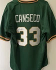Jose Canseco Signed Oakland Green Baseball Jersey (JSA)