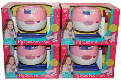4 x PlayGo Kinder Strickmaschine Strickliesel Restpostenpaket f. Wiederverkäufer