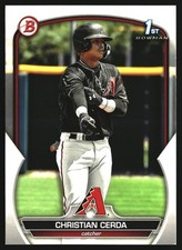 2023 Bowman #BP-56 Christian Cerda Prospects