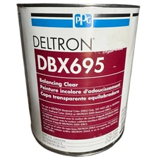 PPG ♦️DELTRON DBX 695 ♦️1 GALLON ♦️BALANCING CLEAR ♦️FREE SHIPPING♦️RARE🟢
