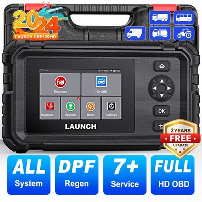 LAUNCH CRP129HD Heavy Duty Truck Scanner Diagnostic Tool Speed Limit Adjust DPF
