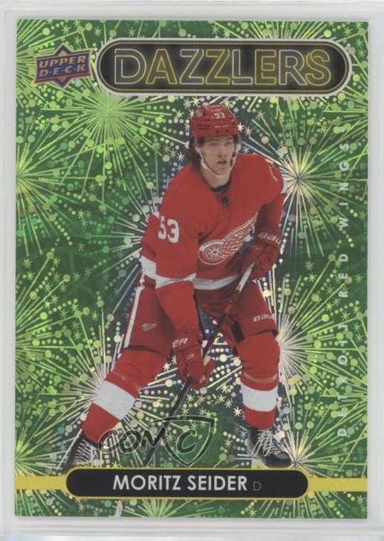 2021-22 Upper Deck Series 2 Dazzlers Green Moritz Seider #DZ-67 0t5d