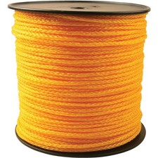 Do it Best 1/4 In. x 1000 Ft. Yellow Braided Polypropylene Rope 707113 SIM
