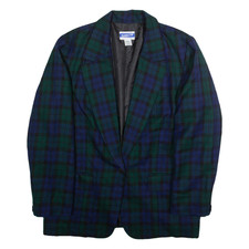 PENDLETON Mens Blazer Jacket Blue Wool Plaid L