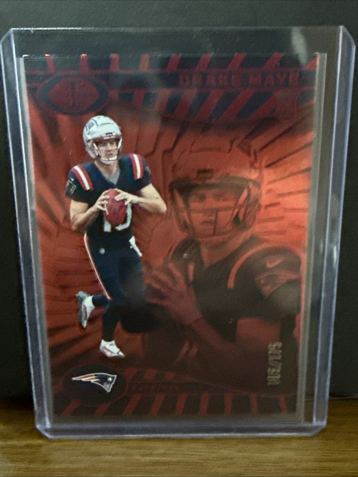 2024 Panini Illusions - Drake Maye #59 Red /175 (RC)