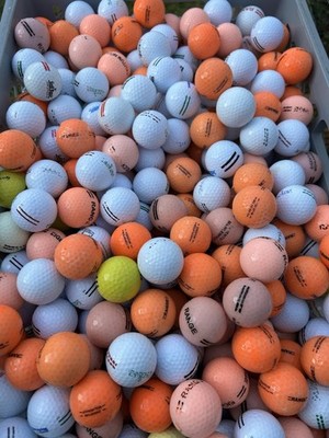100 Range Golfbälle Übungsbälle Crossgolfbälle Rangegolfbälle Crossgolfer Golf