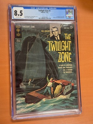 TWILIGHT ZONE #1 COMIC BOOK 1962 1st GOLD KEY ISSUE CGC 8.5 VF+