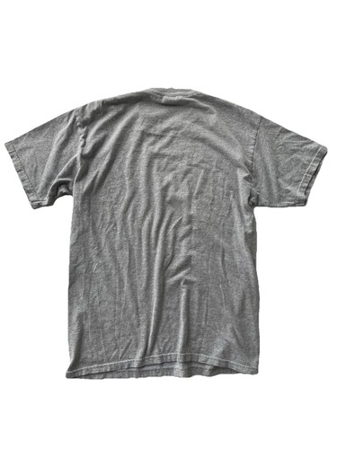Upper Playground Graphic T-Shirt Size M Gray Woman & Shadow Art Tee Streetwear - Picture 4 of 4